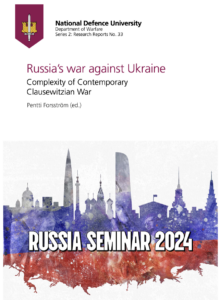 Cover for Russia's "War against Ukraine".